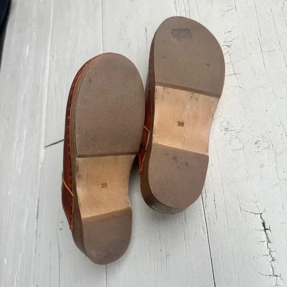 Isabel Marant Thalie Studded Clog Mules, Natural Brown, 37 ✨ - Picture 14 of 15